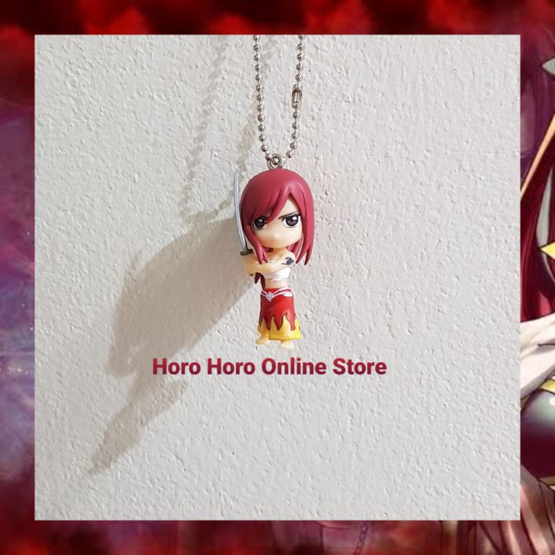 ❤ กาชาปอง แฟรี่เทล ❤ พวงกุญแจ เอลซ่า สการ์เล็ต ! ❤ Erza Scarlet - Gashapon Fairy Tail ❤