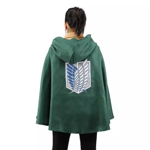 7C176 ผ้าคลุมกองกำลังสำรวจ ผ่าพิภพไททัน Anime Cosplay Costume