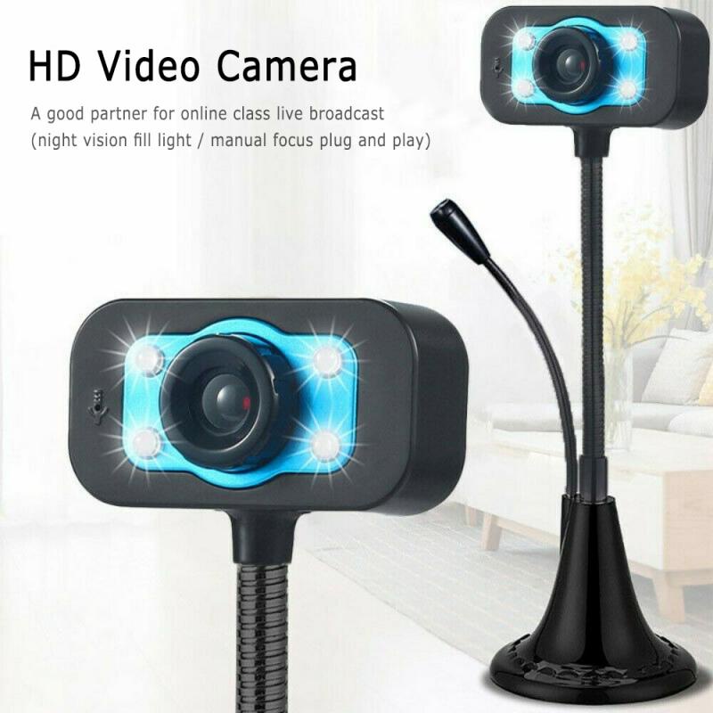 Mini Webcam HD Web Camera Built-in Microphone Web USB Camera HD Cam ...