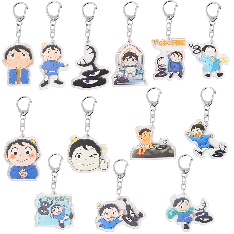 พวงกุญแจอะคริลิค จี้การ์ตูนอนิเมะ King Ranking The Rank of Kings Around Kak Poggi น่ารัก สําหรับห้อย