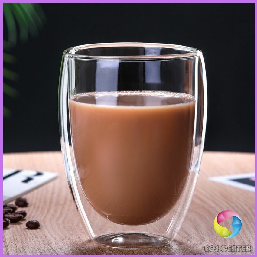 A665 แก้วกาแฟ สไตล์ ญี่ปุ่น Double-layer glass รูปที่ 7