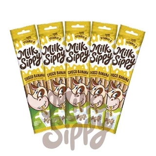 Milk Sippy หลอดดูดนม ชุด 5 แพ็ค