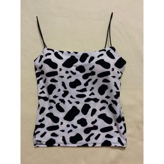 เสื้อสายเดี่ยวลายวัว🐄