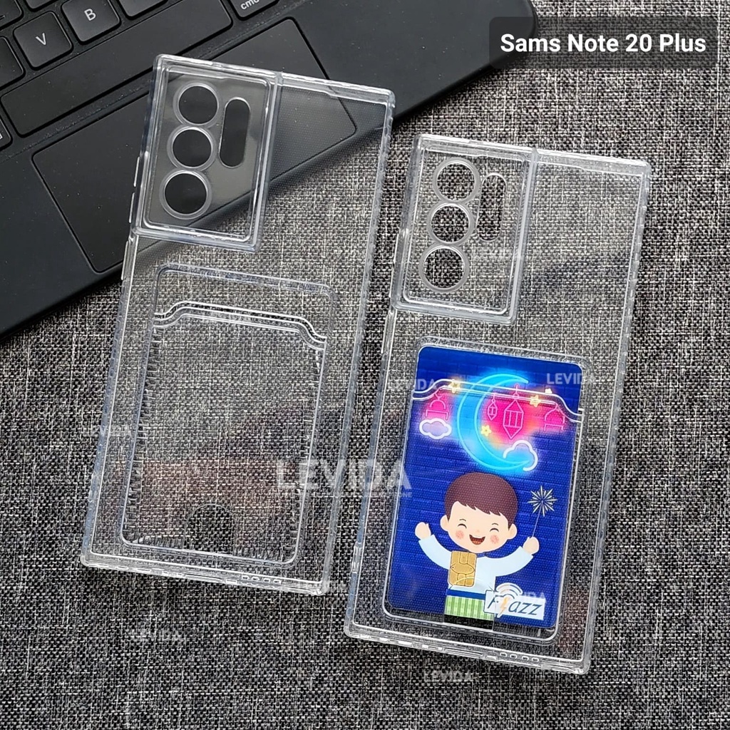 Clear Card Slot สําหรับ Samsung A72 Samsung J2 Prime Samsung M53 5G Samsung Note 20 Plus Samsung S21
