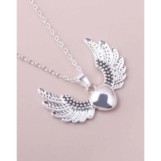 สร้อยคอผู้หญิง Heart &amp; Wings Charm