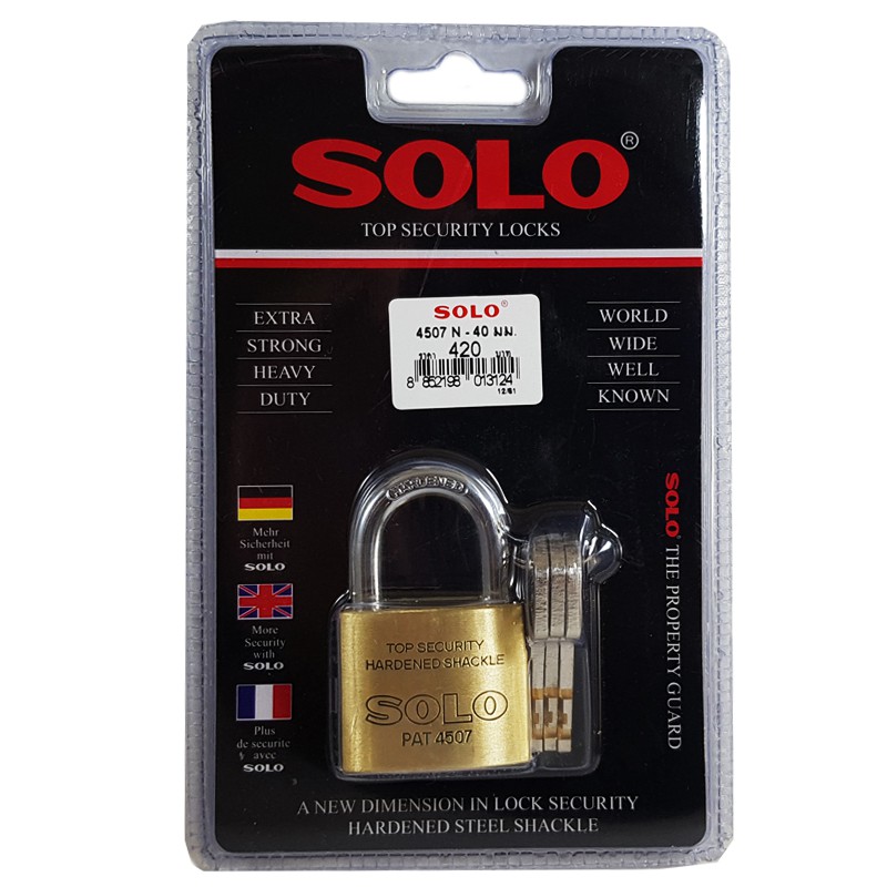 SOLO กุญแจโซโล 4507 N -40 มม.
