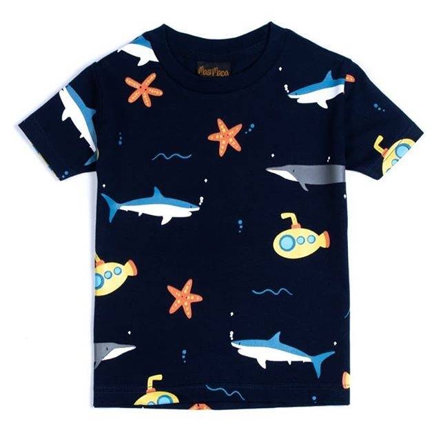 เสื้อยืดสีกรมท่า Deep Sea Boys