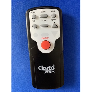 รีโมทพัดลมรุ่น Clarte CT22AC