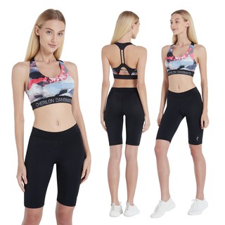 Cherilon เชอรีล่อน ชุดออกกำลังกาย Sport Bra สปอร์ตบรา กางเกงขาสั้น นุ่ม ระบายอากาศดี ใส่สบาย OMPN-BNA151 + OMPN-PS23