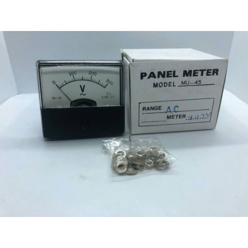 ANALOG PANEL MITER   มิเตอร์  รุ่น MH-45 DC1Ma ขนาด85x65 mm. Made in Taiwan