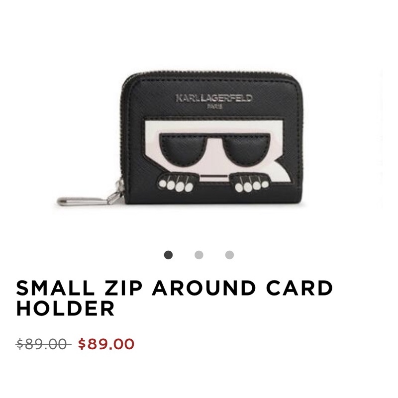 (New)Final price! กระเป๋าใส่บัตร karl lagerfeld ส่งฟรี