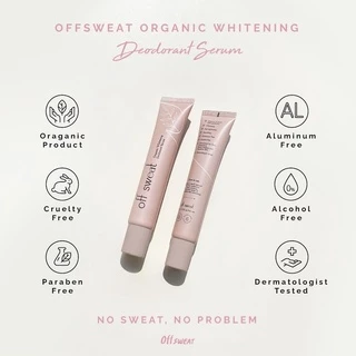 Off Sweat Organic 2 กล่อง เซรั่มรักแร้ขาว ลดกลิ่นตัว ลดเหงื่อ 24 ชม. ผิวแพ้ง่ายใช้ได้
