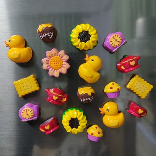 [Handmade] แม่เหล็กติดตู้เย็น 3D แม่เหล็กติดกระดาน แม่เหล็กแปะโน๊ต น่ารัก fridge magnets handmade