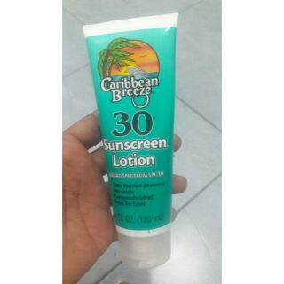 Caribbean Breeze Sunscreen Lotion spf30++  Green Tea Extract