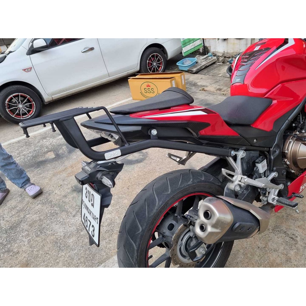 Rear Rack แร็คหลัง แร็คท้าย ตะแกรงท้าย  HONDA CBR500R, CB500F/CB500R(2019-2022) ยี่ห้อ SSS