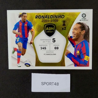 Ronaldinho | สติ๊กเกอร์โรนัลดินโญ่ Panini Laliga Sticker