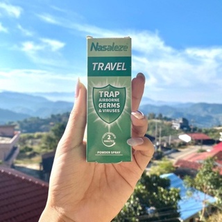 สเปรย์พ่นจมูกดักจับไวรัส Nasaleze Travel 800mg.  exp  01/01/25  นาซารีส Powder Spray