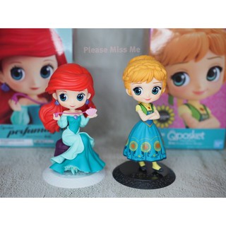 ฟิกเกอร์เจ้าหญิง Q Posket แท้ นำเข้าจากญี่ปุ่น Anna Frozen Fever Design &amp; Ariel