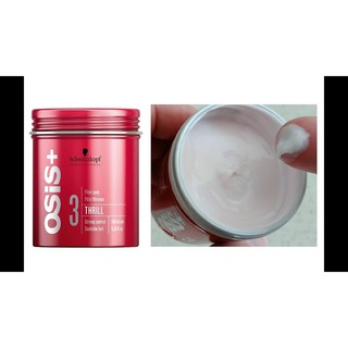 ( ของแท้ ) Schwarzkopf OSIS+ Fiber Gum Thrill 3 Strong Control 100 ml.