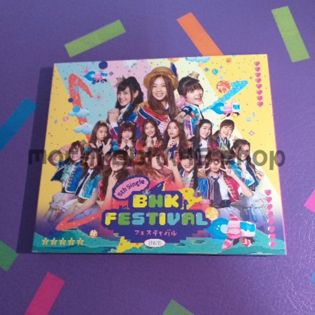 CD bnk48 5th single |bnk festival| cd+booklet