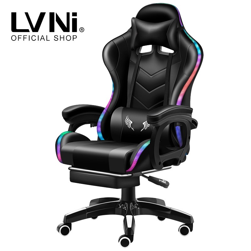 ให้ไวเลยอย่าช้า !!! LVNI เก้าอี้เล่นเกม เก้าอี้เกมมิ่ง Gaming Chair ปรับความสูงได้ รุ่น เก้าอี้ เก้าอี้สำนักงาน เก้าอี้ทำงาน ลำโพงบลูทูธHM50 ใครยังไม่ลอง ถือว่าพลาดมาก !!