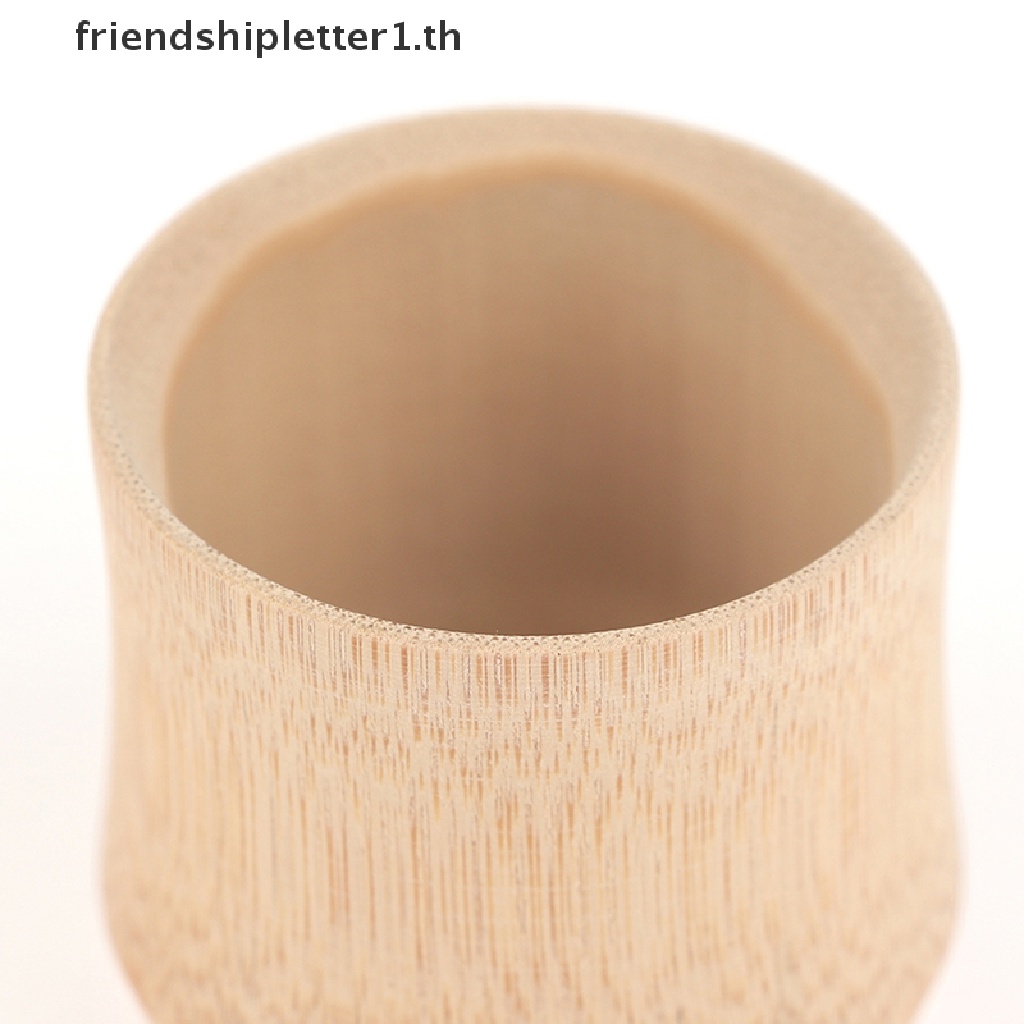 Shopee-5024th แก้วมักไม้ไผ่แกะสลัก สําหรับใส่เครื่องดื่ม ชา กาแฟ น้ําผลไม้ นม