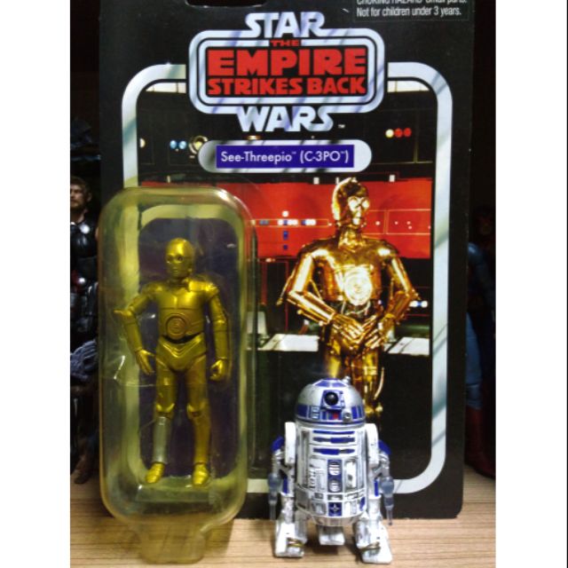 Star Wars 3.75 inch figure : C-3PO & R2-D2