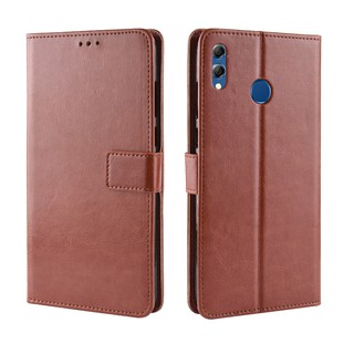 เคสสำ Huawei Y Max Case PU Leather Flip Phone Case Huawei YMax เคสโทรศัพท์มือถือ พลิกซองโทรศัพท์