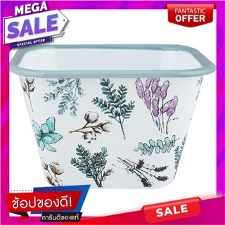 ชาม ENAMELเหลี่ยม 6" KECH GARDEN อุปกรณ์ใส่อาหาร ENAMEL SQUARE SHAPE BOWL 6" KECH GARDEN