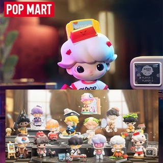 ★Hgtoys★[Optional] Popmart DIMOO Time Roaming Series โมเดลตุ๊กตาปริศนา ของเล่นสําหรับเด็ก