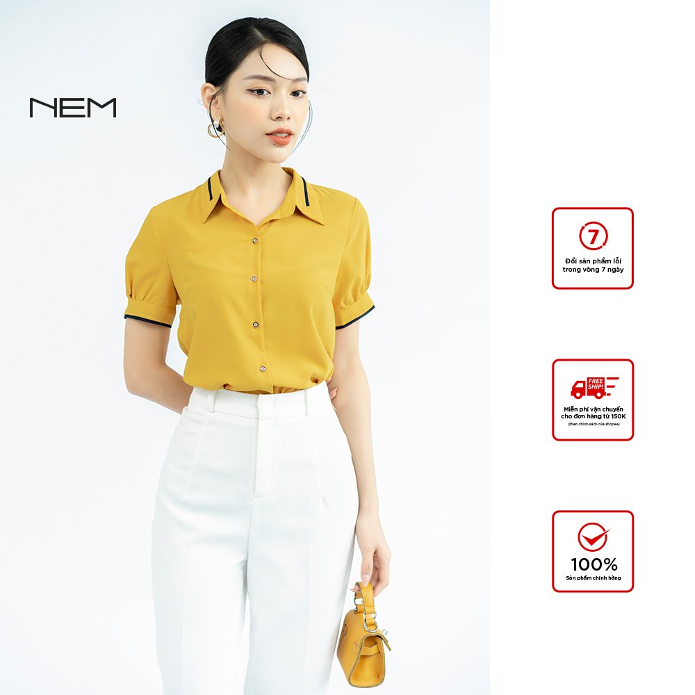 เสื้อเชิ้ตผู้หญิงดีไซน์โดย NEM Fashion SM40802