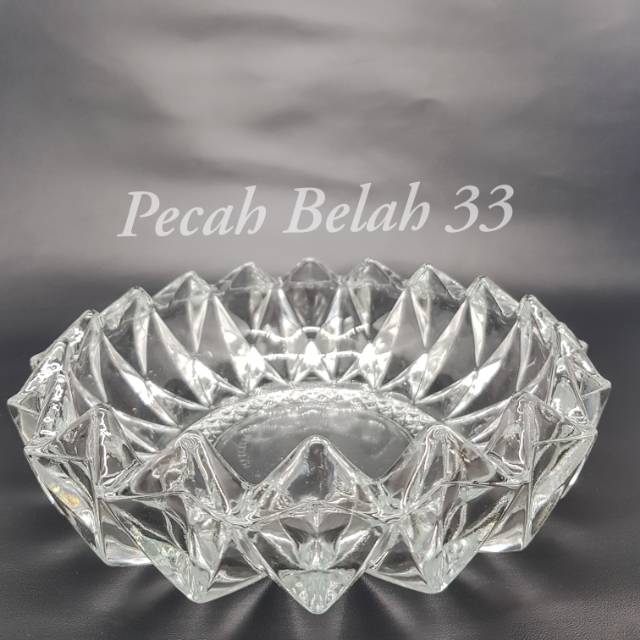 CIGARETTE ASHTRAY/ CAFE ASHTRAY/ GLASS ASHTRAY 19 ซม.