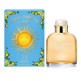 เติมสีสันจากดวงอาทิตย์ให้กับกลิ่นหอม Light Blue โดดเด่นชวนให้หลงใหล DOLCE GABBANA light blue SUN pour homme edt 125 ml