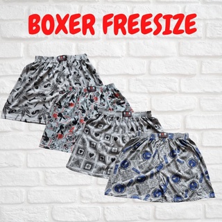 Boxer กางเกงบ๊อกเซอร์ กางเกงชั้นในชาย กางเกงใส่นอน บ๊อกเซอร์ผ้ายืด สวมใส่สบาย ขนาดฟรีไซส์ สินค้าพร้อมส่ง