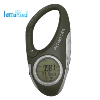เครื่องวัดความสูงอิเล็กทรอนิกส์ Carabiner Altimeter สําหรับตกปลากลางแจ้ง
