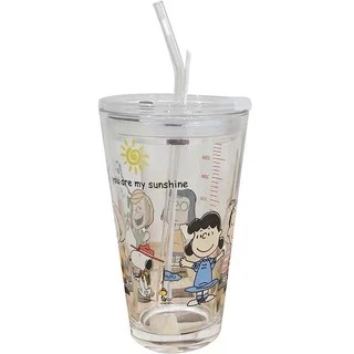 แก้วน้ำน่ารักมาก แก้วความจุใหญ่ 450 มล. สไตล์อนิเมะ แถมแปรงแก้วน้ำให้ฟรี เหมาะกับเป็นของขวัญ