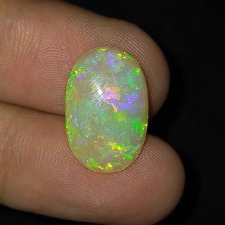 พลอย โอปอล ออสเตรเลีย ธรรมชาติ แท้ ( Free Certificate Natural Solid Crystal Opal Australia ) หนัก 6.07 กะรัต