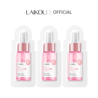 Laikou เซรั่มซากุระ ให้ความชุ่มชื้น ลดเลือนรูขุมขน 1 มล. 3 ชิ้น