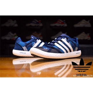 ◊【คลังสินค้าพร้อม】 【รับประกันคุณภาพ】Adidas Terrex CC BOAT Wading Shoes Full Palm ราคาประหยัด Popcorn Cushioning Outsole