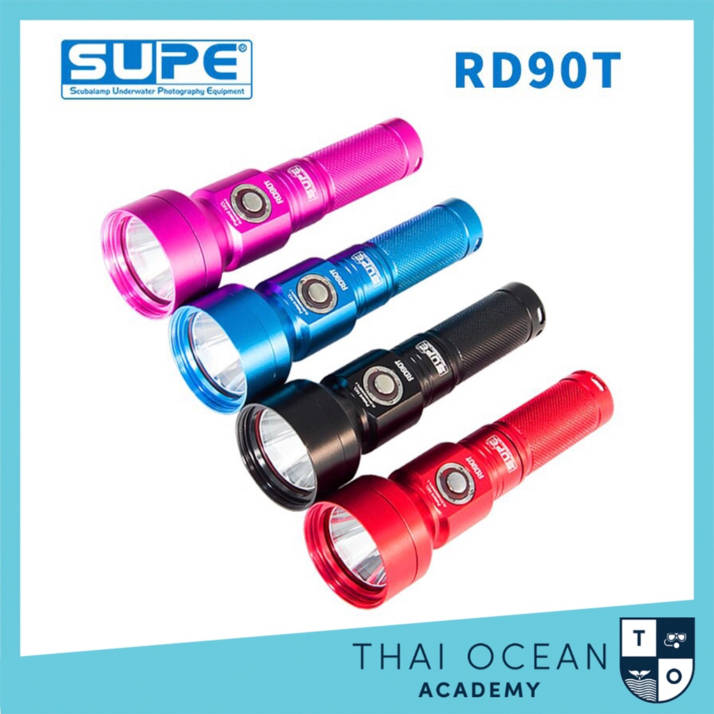 ไฟฉายใต้น้ำ SUPE - RD90 V2 Diving Light torch
