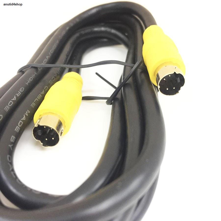 จัดส่งที่รวดเร็วสาย S-Video 4 pin Male to Cord Cable Lead สำหรับ DVD ...