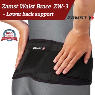 [ZAMST] สายรัดเอว ZW-3 / ที่พยุงหลังส่วนล่าง (ที่พยุงเอว สําหรับ แบดมินตัน / เทนนิส / สควอช / กอล์ฟ / การออกกําลังกายฟื้นฟูสมรรถภาพ)