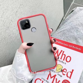 [ส่งจากไทย] เคสกันกระแทก ปุ่มสีผิดด้าน OPPO A15 เคสโทรศัพท์ ออฟโป้ ขอบนิ่มหลังแข็ง เคส