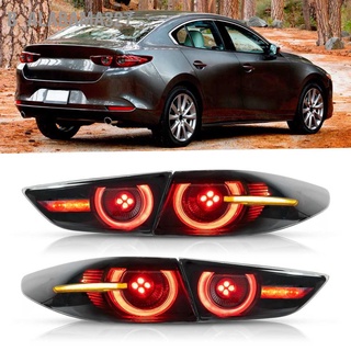 Vland ไฟท้าย Led พร้อมไดนามิก แบบเปลี่ยน สําหรับ Mazda 3 Bp Sedan 2019‐2021