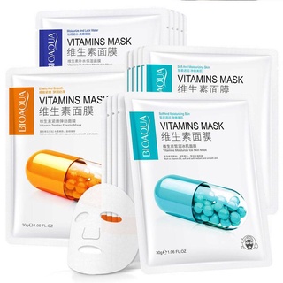 แหล่งขายและราคา🔥มาใหม่🔥มาส์กวิตามิน 3 สูตรเข้มข้น BIOAQUA Vitamins Mask มาส์กวิตามินเข้มข้น หน้าขาวเนียนใส นุ่มชุ่มชื้นอาจถูกใจคุณ
