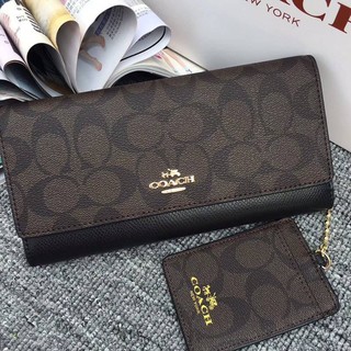 Coach TRIFOLD WALLET IN SIGNATURE (COACH F53763)