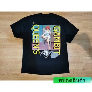 เสื้อยืดวินเทจเสื้อยืดลำลองเสื้อยืด NETFLIX Queens Gambit ไซส์ XLS to4XLS-4XL