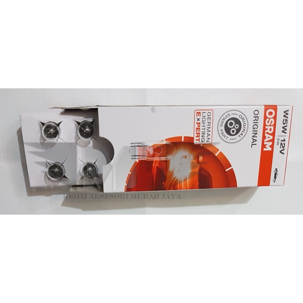 ไฟรถยนต์ Osram T10 (Made in Germany)