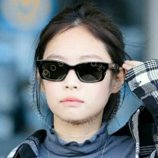 FS🔥💯🇹🇭 Jennie BP Sunglasses แว่นตากันแดดทรงเหลี่ยมสไตล์ Jennie BP แถมซองแว่นกันน้ำ