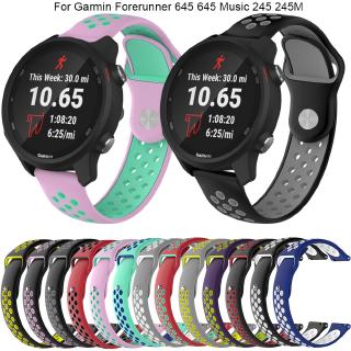 สายนาฬิกาข้อมือซิลิโคน garmin forerunner 245/245 m/645/635 music/vivoactive 3/3 hr/3